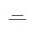 align, format, text, middle icon. Element of text and typography for mobile concept and web apps icon. Thin line icon for website