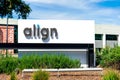 Align sign at HQ of american medical device company Align Technology