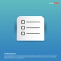 Align text icon - Blue Sticker button