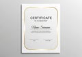 Aligned and bordered by a thin, elegant gold frame with rounded Royalty Free Stock Photo