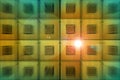Aligned CPU Computer Processor. Background Royalty Free Stock Photo