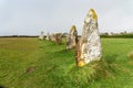 Standing stones in Brittany.