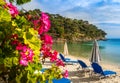 Aliki beach at Thassos islands