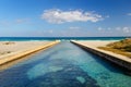 Alimini Beach, Salento,Puglia, Italy Royalty Free Stock Photo