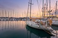 Alimos marina in Athens. Royalty Free Stock Photo