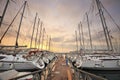 Alimos marina in Athens. Royalty Free Stock Photo