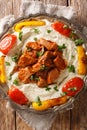 Alinazik or Ali Nazik kebab is a delicious marriage of char-grilled smoked eggplant puree mixed with yoghurt and topped with
