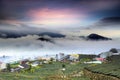 Alishan,Chiayi County,Taiwan:Sunset clouds