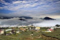 Alishan,Chiayi County,Taiwan:Sunset clouds