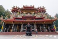 Alishan Shouzhen Temple: the largest temple in Alishan with tourists in Chiayi County, Alishan Township, Taiwan