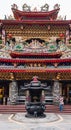 Alishan Shouzhen Temple: the largest temple in Alishan with tourists in Chiayi County, Alishan Township, Taiwan