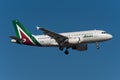 Alitalia Airbus A319 Royalty Free Stock Photo