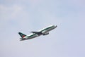 Alitalia airplane taking off