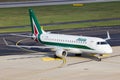 Alitalia Embraer Royalty Free Stock Photo