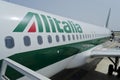 Alitalia Plane Royalty Free Stock Photo