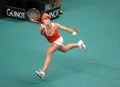 Alize CORNET (FRA) at Open GDF Suez 2010 Royalty Free Stock Photo