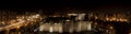 Aljaferia Night Panorama Royalty Free Stock Photo