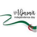 Aljazair independence day logo design vector - Vector