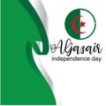 Aljazair independence day logo design vector - Vector