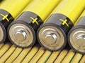 Alkaline battery Royalty Free Stock Photo