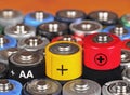 Alkaline battery Royalty Free Stock Photo