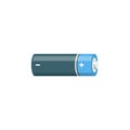 Alkaline battery set icon in flat style. Different size accumulator vector illustration on isolated background Royalty Free Stock Photo