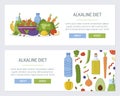 Alkaline diet web banners