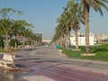 Alkhobar corniche walk Royalty Free Stock Photo