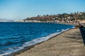 Alki Beach in West Seattle, Washington Royalty Free Stock Photo