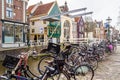 ALKMAAR, THE NETHERLANDS - APRIL 22, 2016: Traditional Dutch bridge