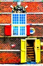 ALKMAAR, THE NETHERLANDS - AUGUST 25, 2013: Architectural detail