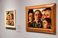 Alkmaar, Netherlands. January 2023. Oil paintings by Charley Toorop at the Stedelijk Museum in Alkmaar.