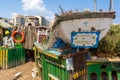 `All animals in harmony` sign at the Duck Village in Gzira Royalty Free Stock Photo