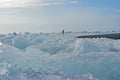 Diamond beach, Ice beach in iceland Royalty Free Stock Photo