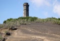 The ancient disused lighthouse on the island of Faial, azores