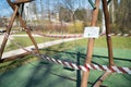 All children playgrounds was prohibited for using in Zilina city as a prevent measures to avoid 2019Ã¢â¬â20 coronavirus pandemic in