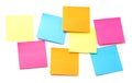 All colors of sticky notes