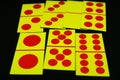 all Double cards in domino cards. Any four of the seven doubles