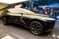 All-electric autonomous Aston Martin Lagonda All-Terrain concept car at the 89th Geneva International Motor Show. Geneva,