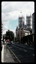 Big Ben, Westminster Abbey, London Eye in London Royalty Free Stock Photo