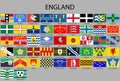 all Flags counties of England