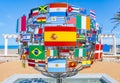 All the flags of the countries of the world Royalty Free Stock Photo