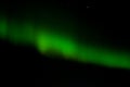 all green aurora in the sky in Finnland Royalty Free Stock Photo