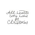 All hearts come home for christmas poster