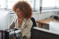 All her hard work will pay off. a beautiful young businesswoman sitting in her office. Royalty Free Stock Photo