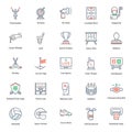 Outdoor Sports Glyph Icons Pack
