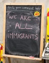 We are all immigrants Royalty Free Stock Photo