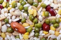 All kind of beans and legumes mix Royalty Free Stock Photo