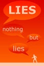 All lies Royalty Free Stock Photo