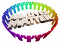 All Lives Matter Equality Fair Civil Justice People Royalty Free Stock Photo